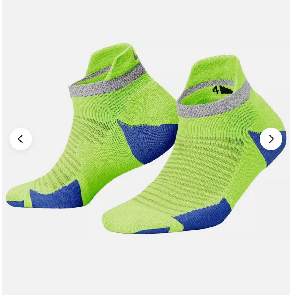 NWT 2 Pairs of Nike Spark Cushioned No-Show Running Socks Women 9.5-11 Men 8-9.5